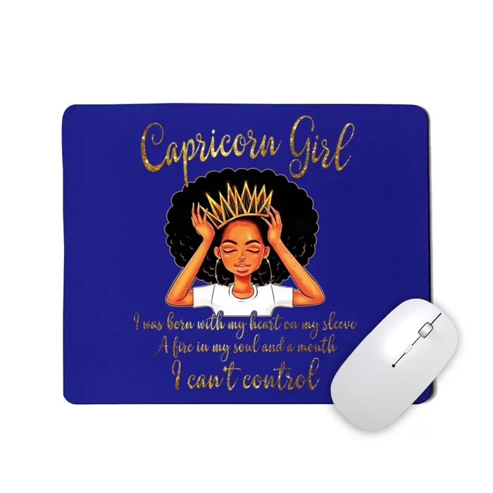 Im A Capricorn Funny Birthday Gift Queen Gift Mousepad