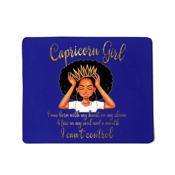 Im A Capricorn Funny Birthday Gift Queen Gift Mousepad