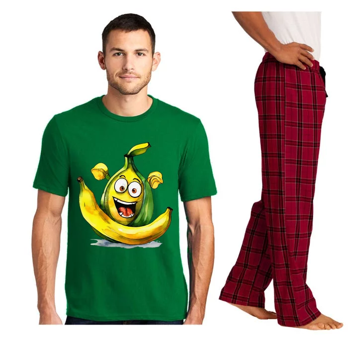 IM A Crazy Banana Costume Halloween Yellow Pajama Set