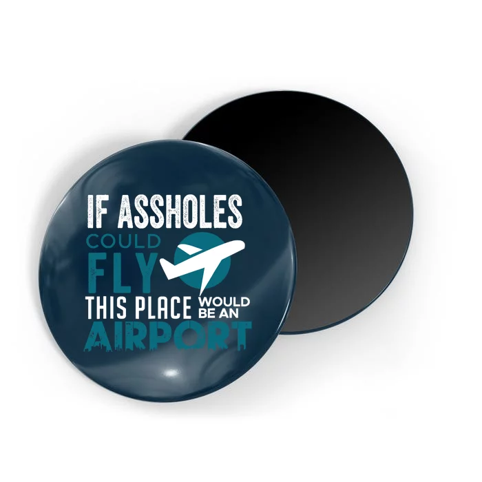 If Assholes Could Fly Funny Asshole Joke Fun Gag Gift Magnet