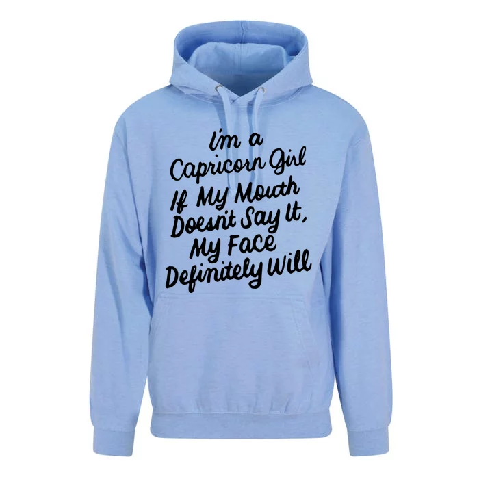 Im A Capricorn If My Mouth Doesnt Say It Birthday Gift Unisex Surf Hoodie