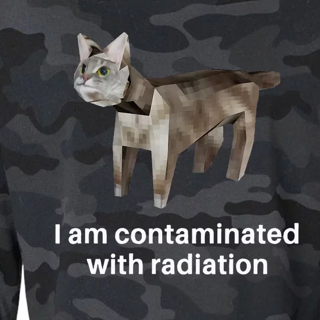 I Am Contaminated With Radiation Cropped Pullover Crew