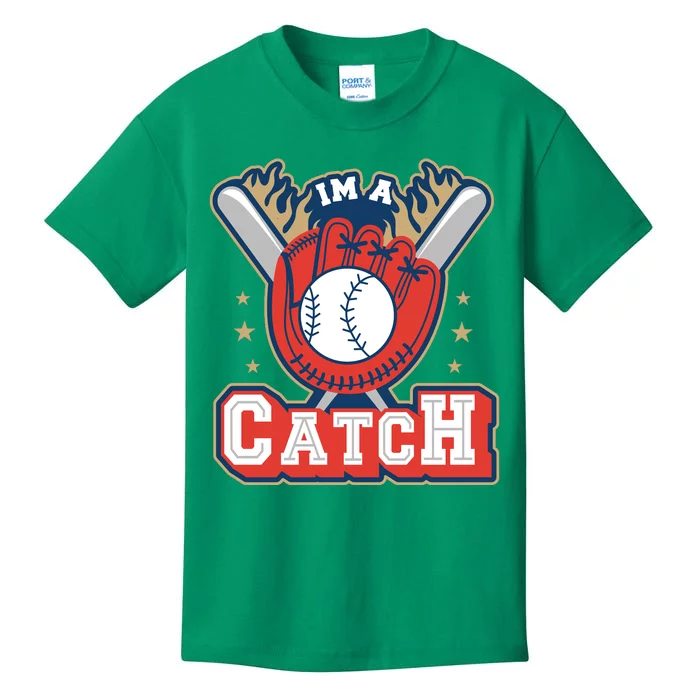 I'm A Catch Baseball Sport Kids T-Shirt