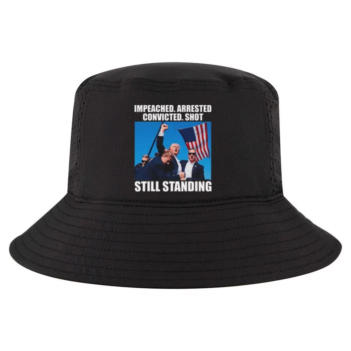 Impeached Arrested Convicted Still Standing Cool Comfort Performance Bucket Hat