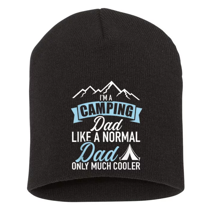 Im A Camping Dad Short Acrylic Beanie