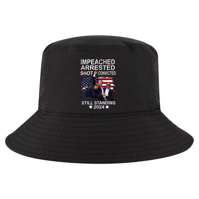 Impeached Arrested Convicted Shot Still Standing Cool Comfort Performance Bucket Hat