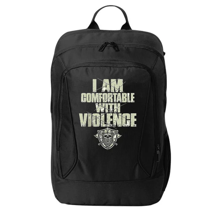 I Am Comfortable With Violence City Backpack