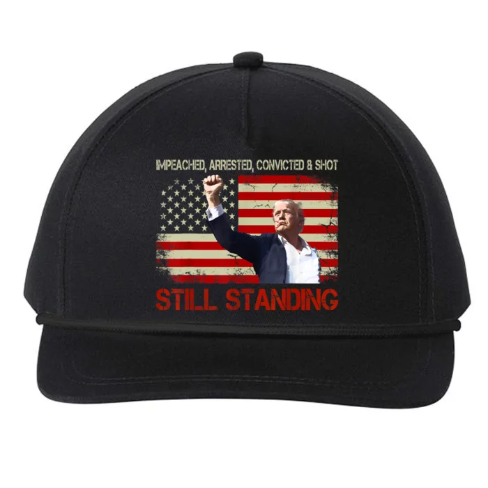 Impeached Arrested Convicted Shot Still Standing Snapback Five-Panel Rope Hat