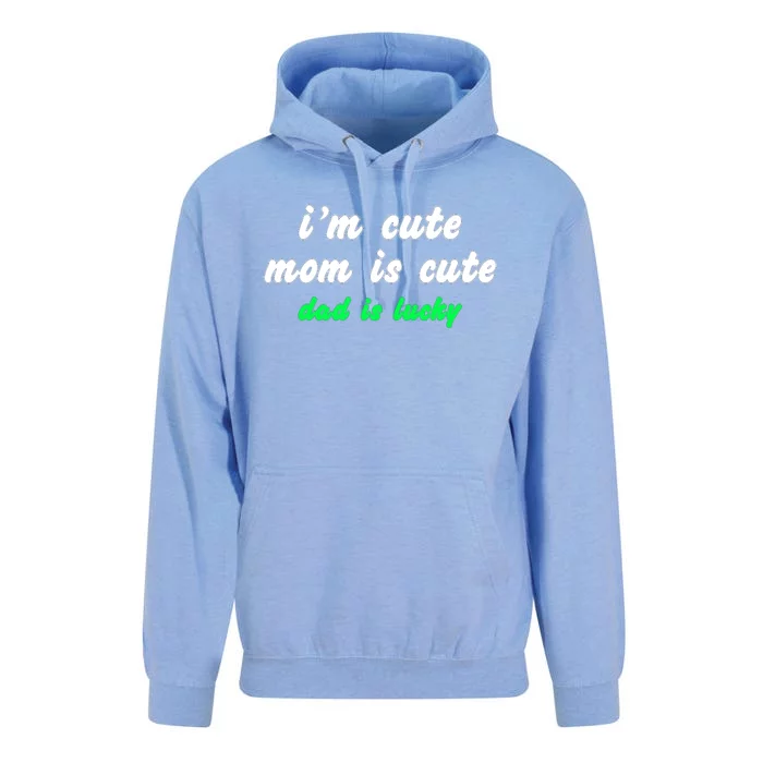 I Am Cute Mother Mom Dad T And Mug Unisex Surf Hoodie