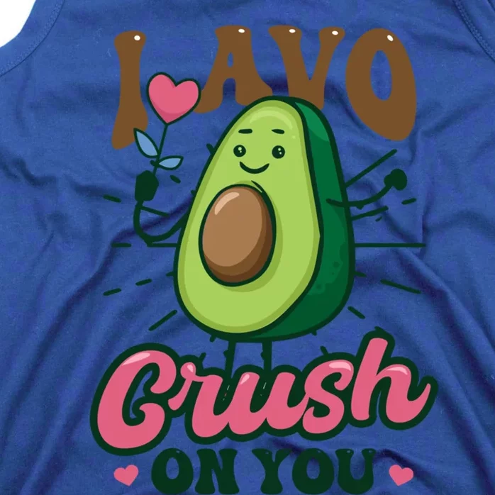 I Avo Crush On You Design Avocado Gift Tank Top