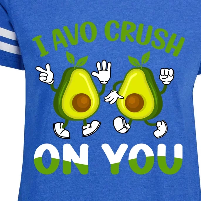 I Avo Crush On You Great Gift Enza Ladies Jersey Football T-Shirt