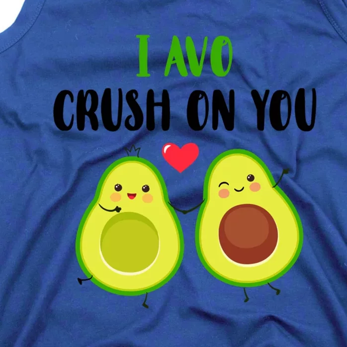 I Avo Crush On You Valentine And Love Adorable Avocado Cute Gift Tank Top