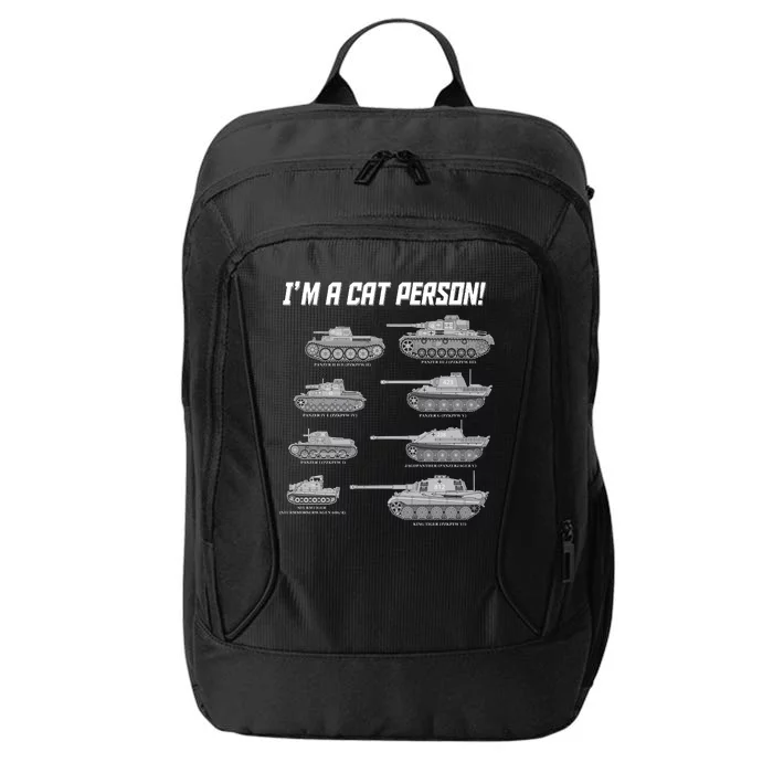 I'm A Cat Person WWII German Tanks City Backpack