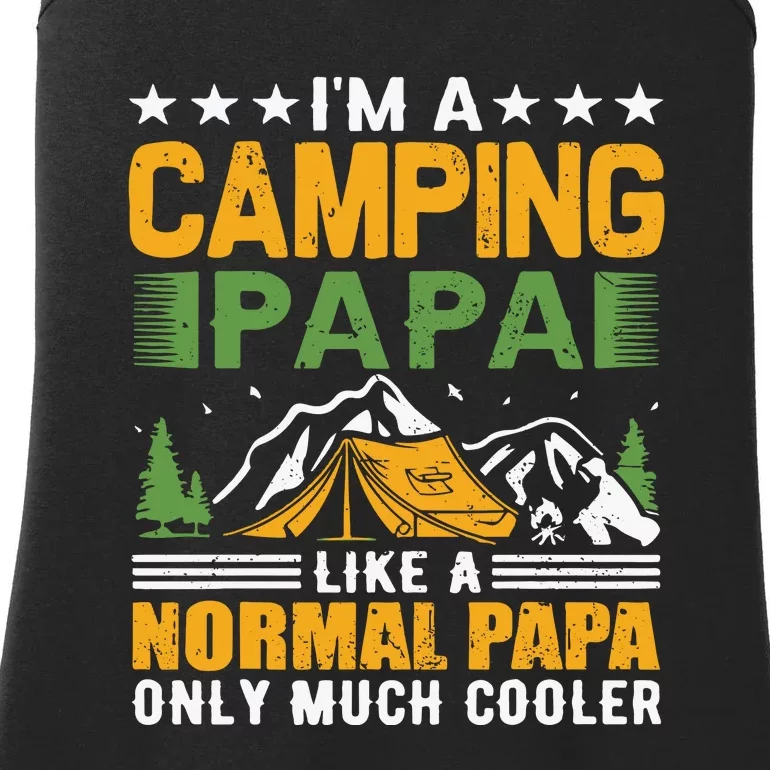 I´m A Camping Papa Like A Normal Papa Only Much Cooler Ladies Essential Tank