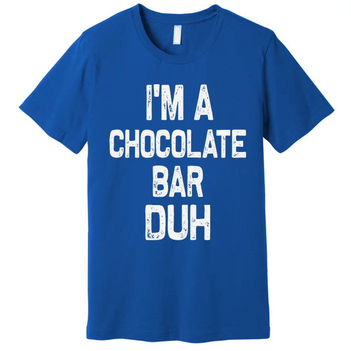 Im A Chocolate Bar Duh Halloween Costume Premium T-Shirt