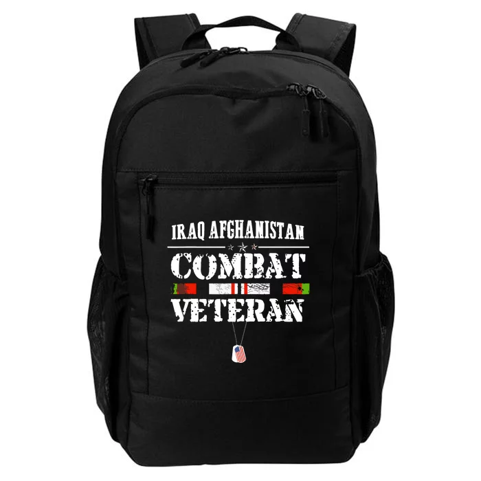 Iraq Afghanistan Combat Veteran Vintage Daily Commute Backpack