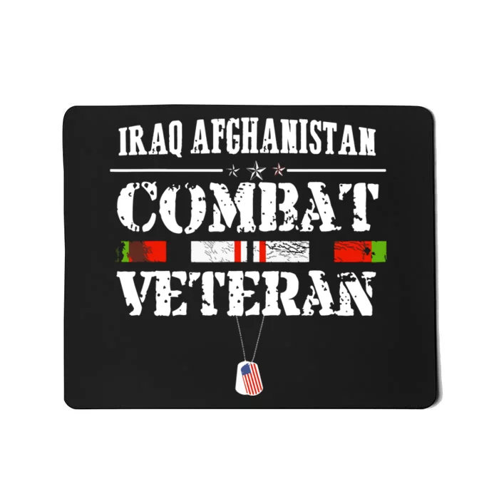 Iraq Afghanistan Combat Veteran Vintage Mousepad