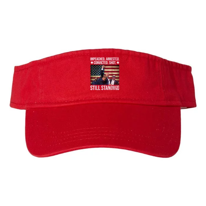 Impeached Arrested Convicted Shot Still Standing Valucap Bio-Washed Visor