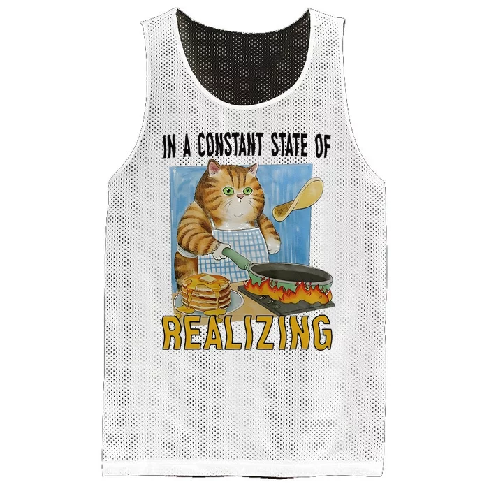 In A Constant State Of Realizing Mesh Reversible Basketball Jersey Tank