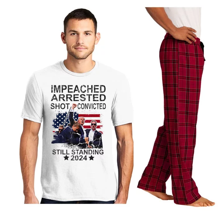 Impeached Arrested Convicted Shot Still Standing Pajama Set