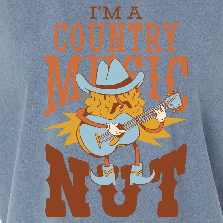 I'm A Country Music Nut Funny Garment-Dyed Women's Muscle Tee