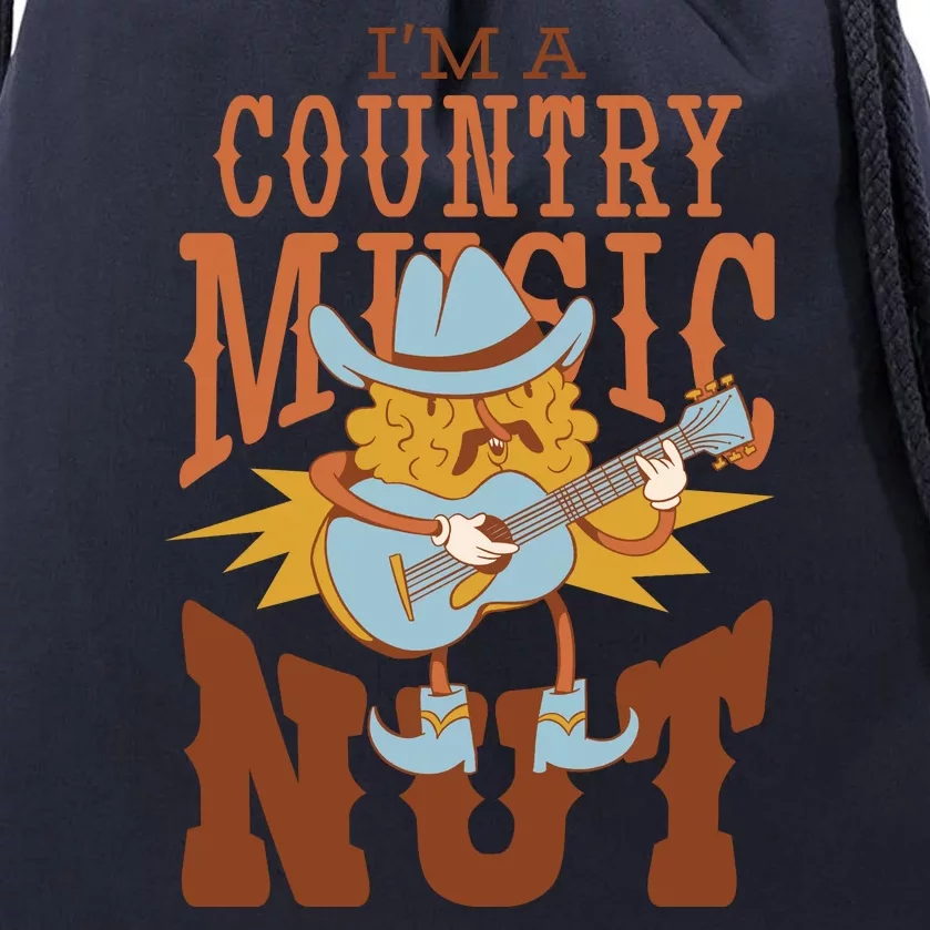 I'm A Country Music Nut Funny Drawstring Bag