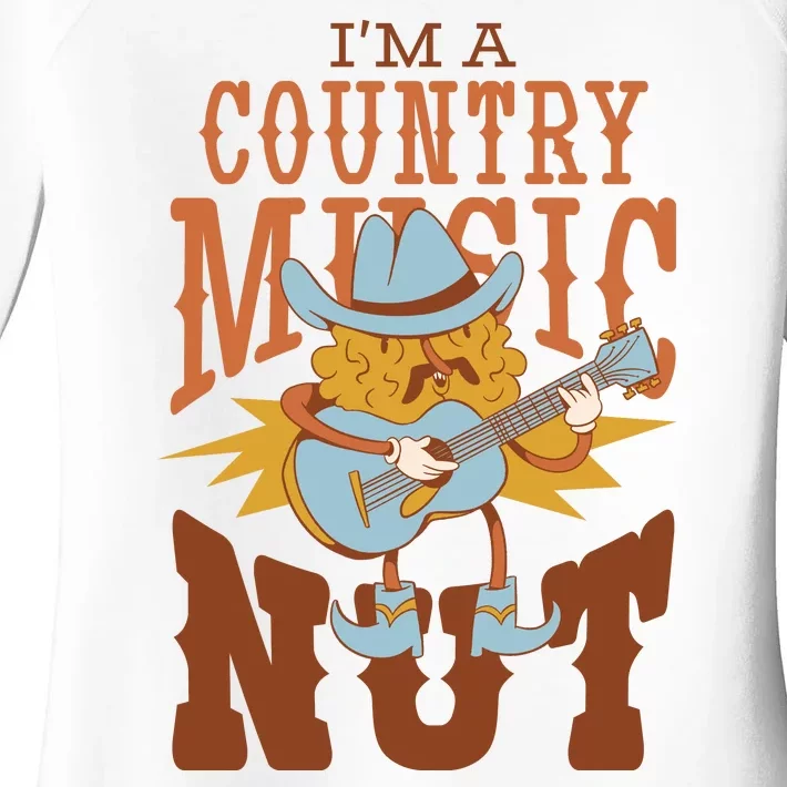 I'm A Country Music Nut Funny Women's Perfect Tri Tunic Long Sleeve Shirt