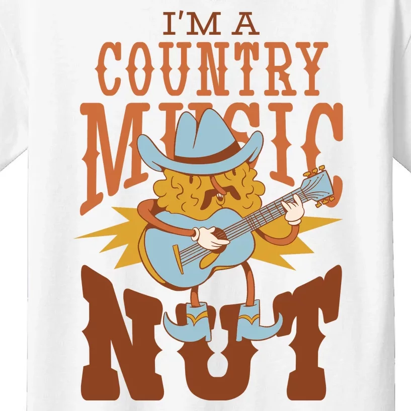 I'm A Country Music Nut Funny Kids T-Shirt