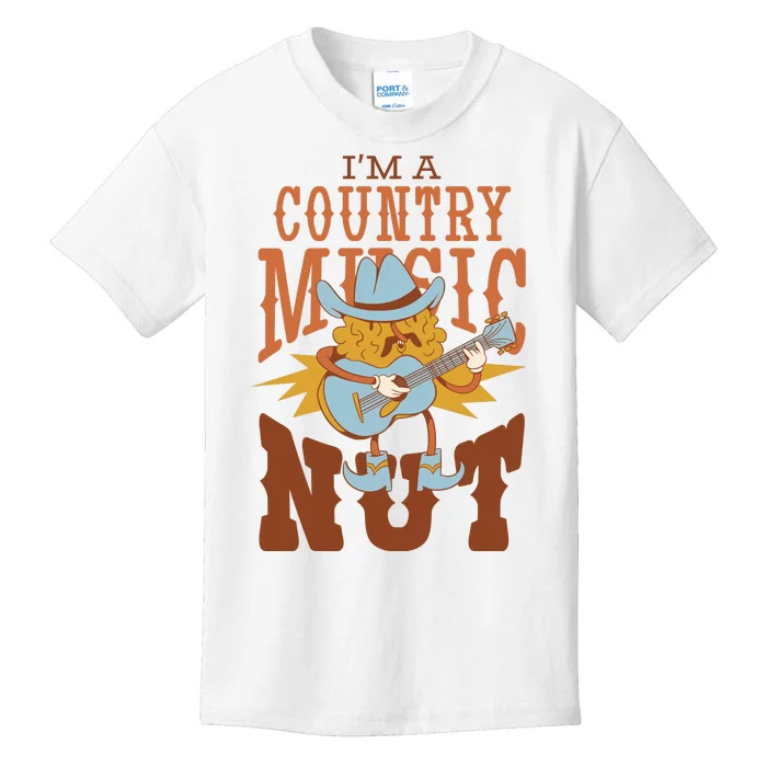 I'm A Country Music Nut Funny Kids T-Shirt