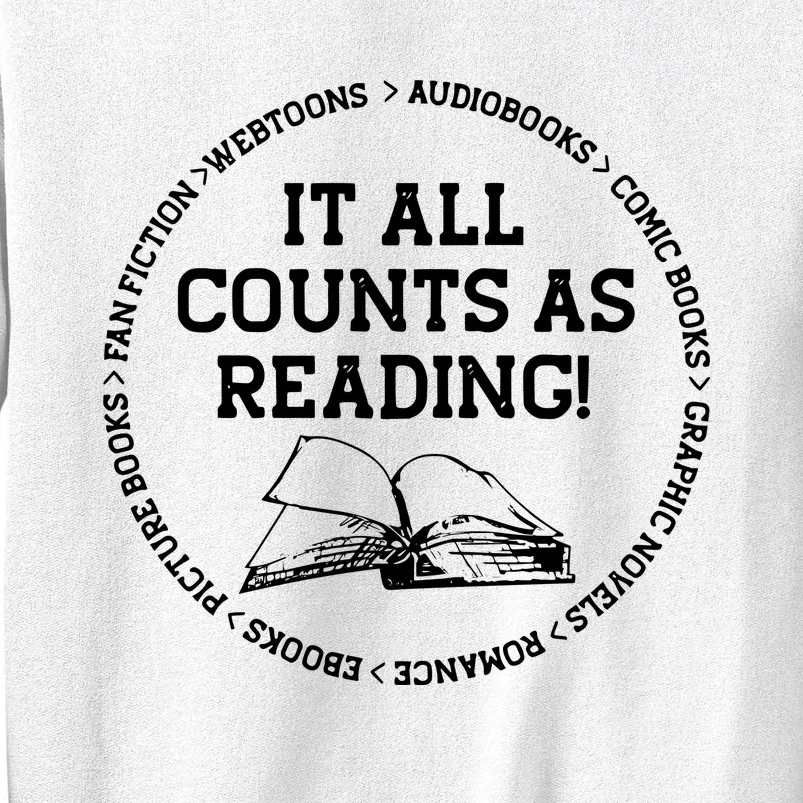 It All Counts As Reading Sweatshirt