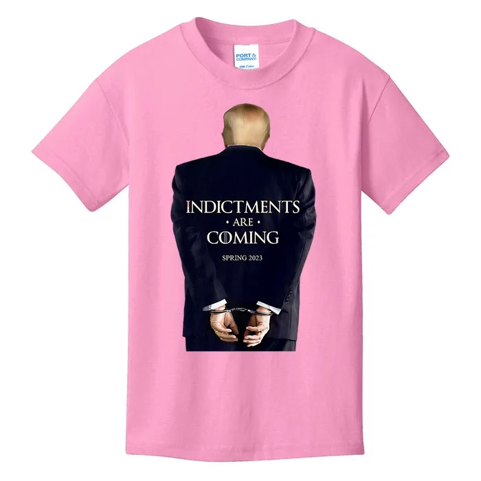 Indictments Are Coming Funny Trump Indicted Kids T-Shirt