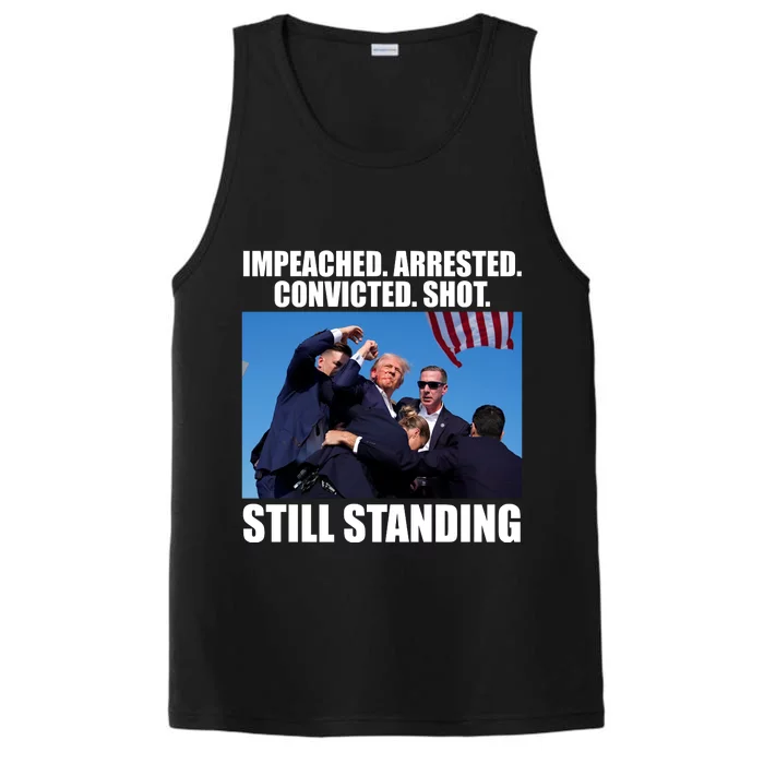 Impeached Arrested Convicted Shot Still Standing Donald Trump Performance Tank