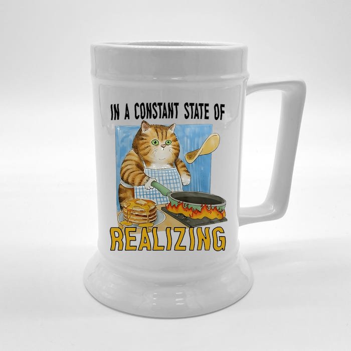 In A Constant State Of Realizing Front & Back Beer Stein