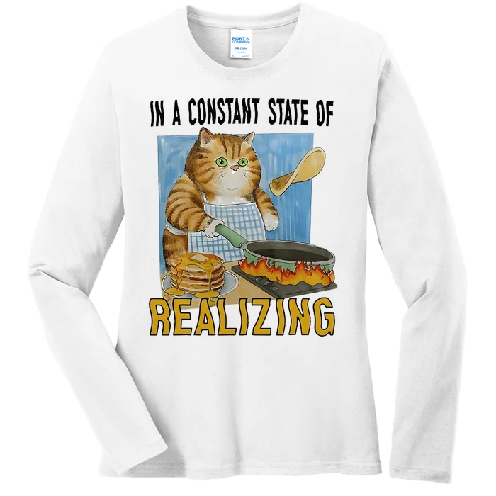 In A Constant State Of Realizing Ladies Long Sleeve Shirt