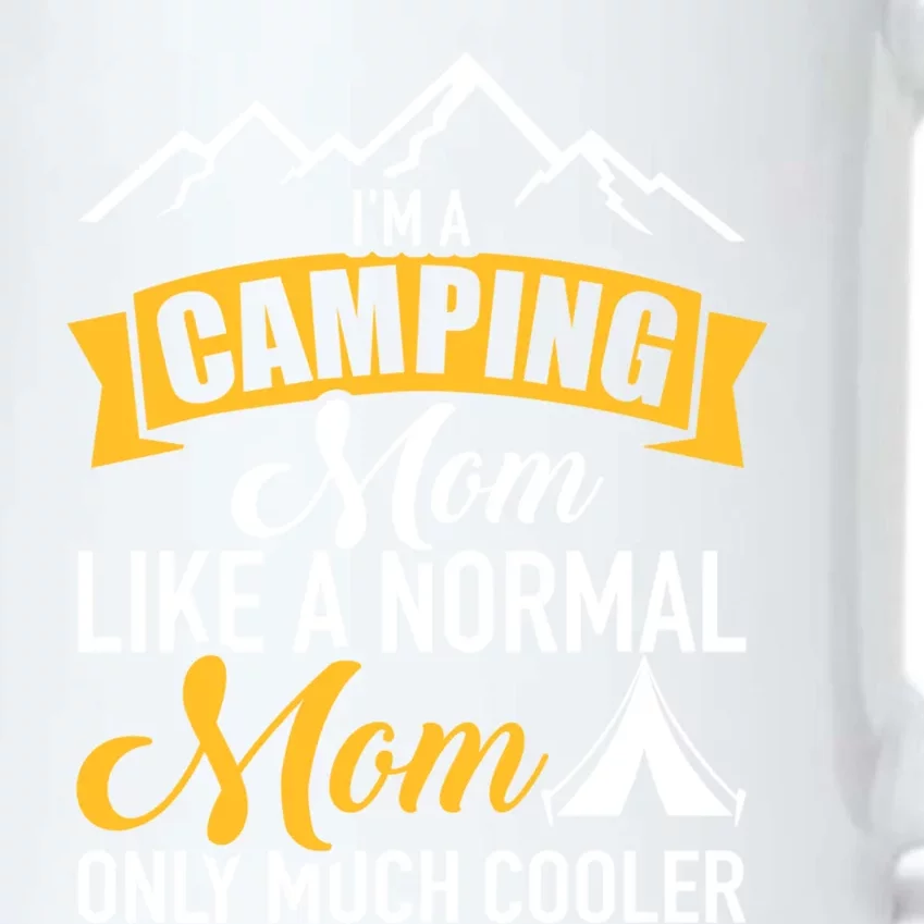 I'm A Camping Mom Gift Black Color Changing Mug