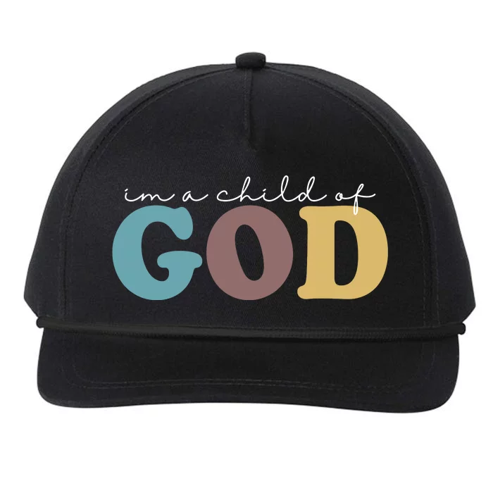 Im A Child Of God Christianity Snapback Five-Panel Rope Hat