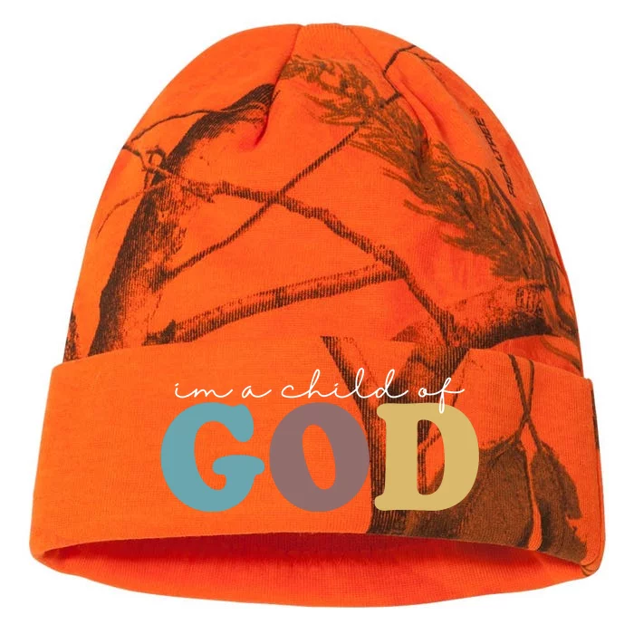 Im A Child Of God Christianity Kati - 12in Camo Beanie