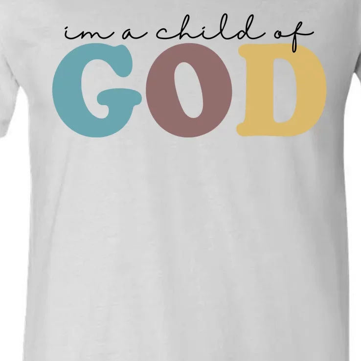 Im A Child Of God Christianity V-Neck T-Shirt