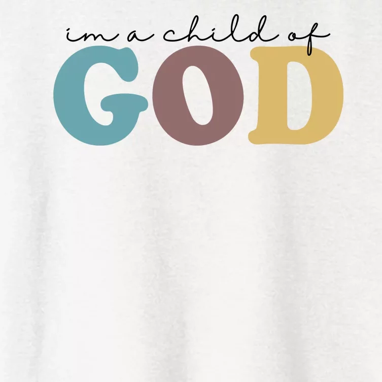 Im A Child Of God Christianity Women's Crop Top Tee