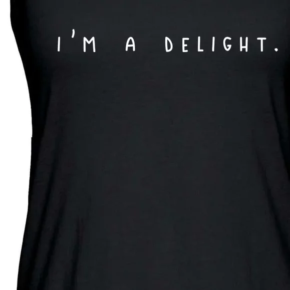 I'm A Delight Ladies Essential Flowy Tank