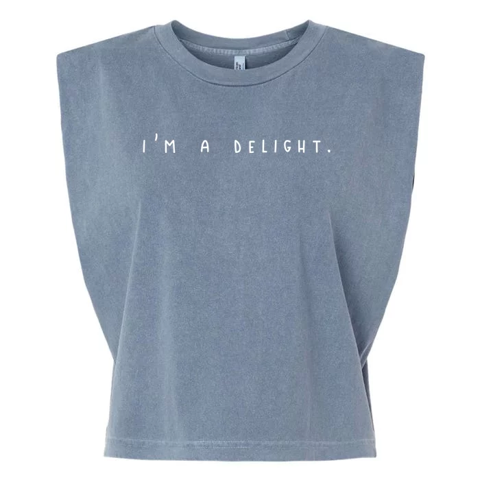 I'm A Delight Garment-Dyed Women's Muscle Tee