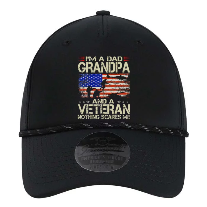 Im A Dad Grandpa And Veteran Fathers Day Papa Grandpa Gifts Performance The Dyno Cap