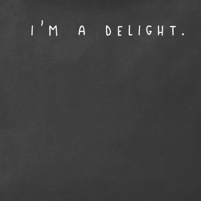 IM A Delight Zip Tote Bag