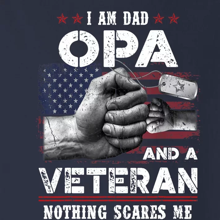 I'm A Dad OPA Veteran Nothing Scares Me Fathers Day Toddler Long Sleeve Shirt