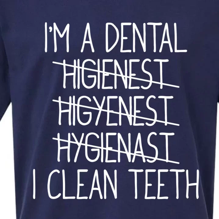 Im A Dental Hygienist Funny Dental Hygienist Graduation Gift Sueded Cloud Jersey T-Shirt