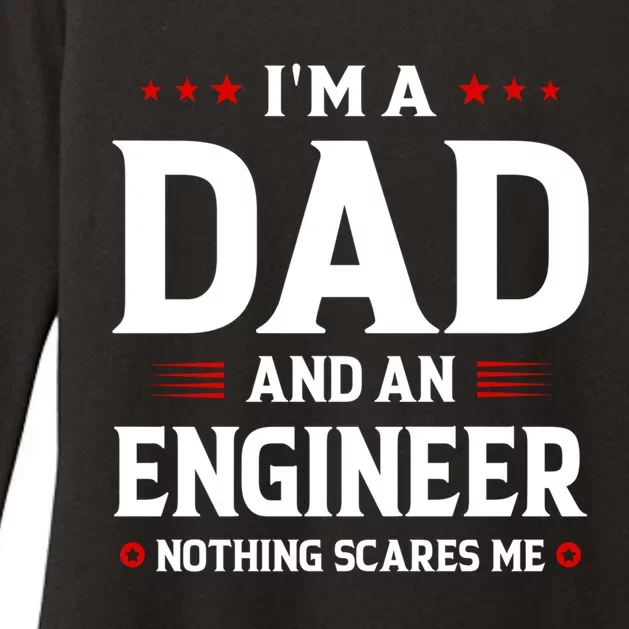 Im A Dad And An Engineer Funny Family Engineer Dad Fathers Gift Womens CVC Long Sleeve Shirt