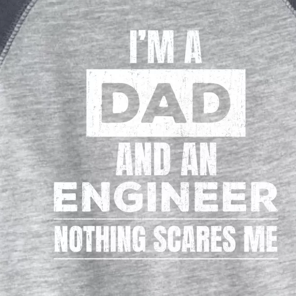 IM A Dad And Engineer Funny Father Gift Funny Gift Toddler Fine Jersey T-Shirt