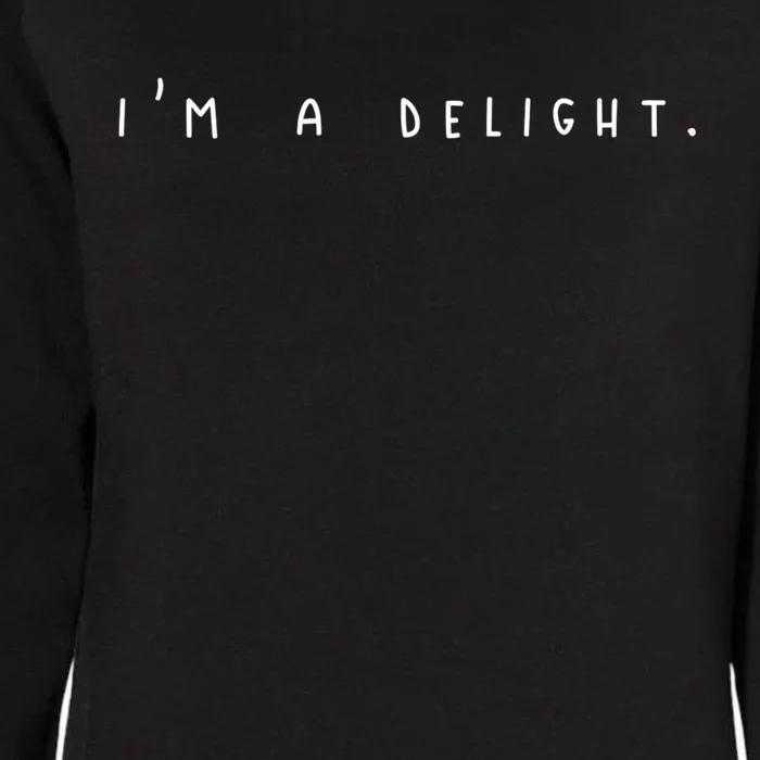 Im A Delight Womens California Wash Sweatshirt