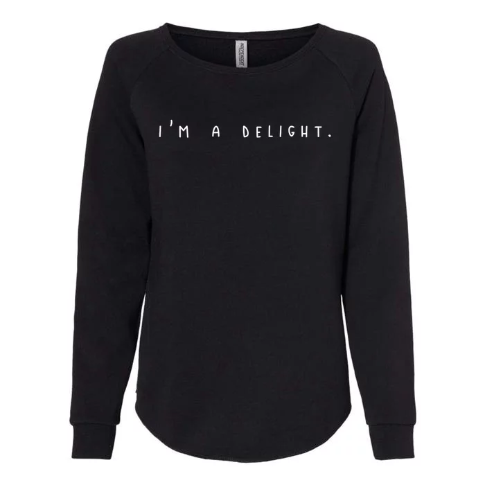 Im A Delight Womens California Wash Sweatshirt