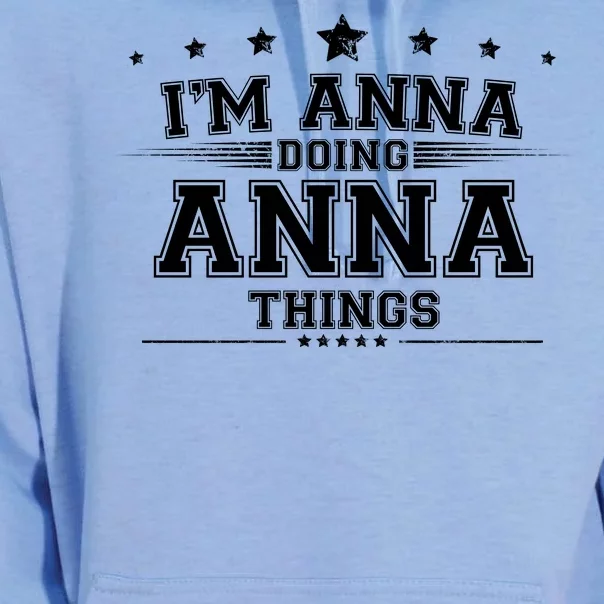 Im Anna Doing Anna Things Unisex Surf Hoodie